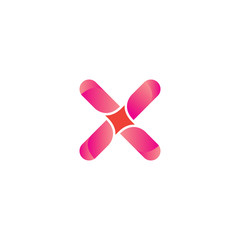 Letter X logo template
