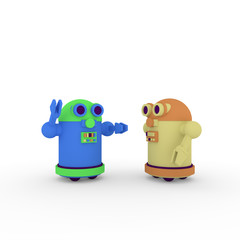 cartoon robots © neurostructure