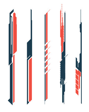 Hi-Tech detailed line elements part one