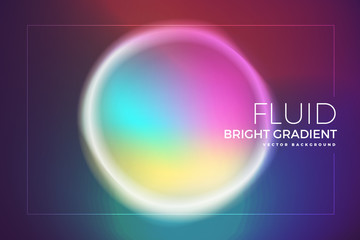 Fluid bright gradient background