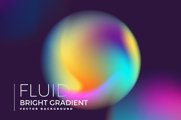 Fluid bright gradient background
