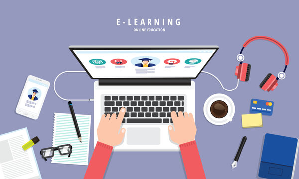 E-learning online education