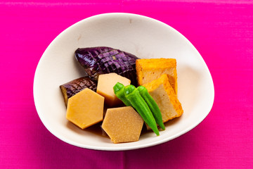 生揚げとナスの煮物