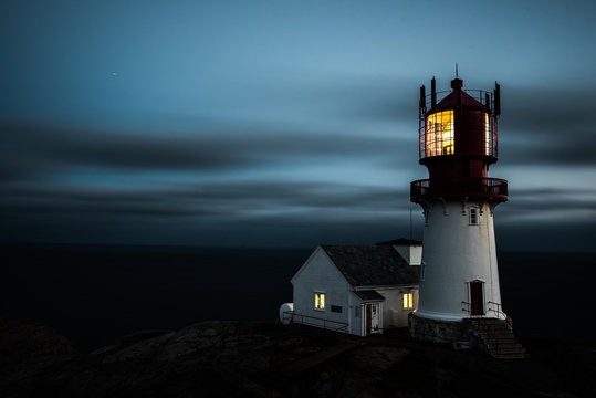 Leuchtturm Mandal Norwegen