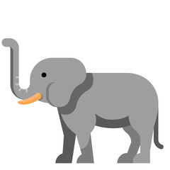 Elephant flat illustration