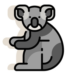 Koala LineColor illustration