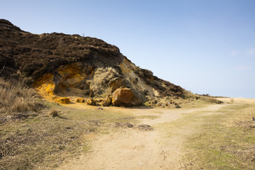 Naturschutzgebiet Morsum Kliff, Steilküste, Morsum,  Sylt, Nordfriesische Insel, Nordfriesland, Schleswig-Holstein, Deutschland, Europa