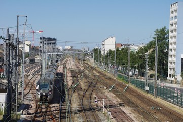 Départ du train