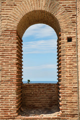Obraz premium Old adobe arch