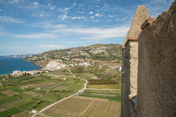 Salobrena coastline from its castle