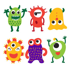 monster character collection design © terdpong2