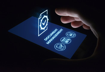 Document Management Data System Business Internet Technology Concept