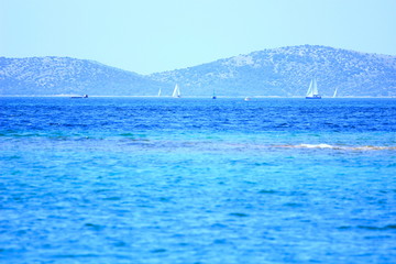 Sailing ships, Adriatic sea, Croatia