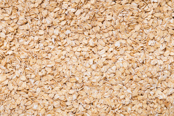 Dry oat flakes texture