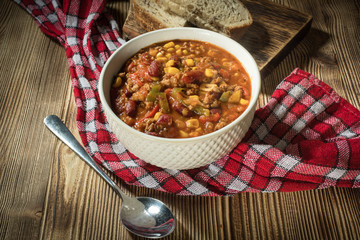 Mexican chili con carne.