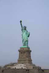 Naklejka na ściany i meble Statue of liberty, New York City, USA
