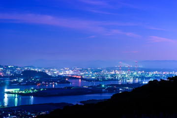 地方都市の夜景