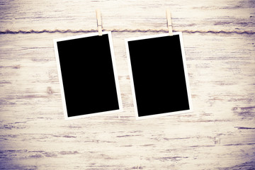 Fototapeta premium Black photo frame