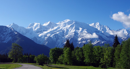 Mont Blanc en Aiguille du Midi