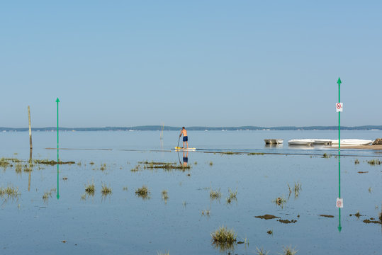 BASSIN D'ARCACHON (France), vue sur la baie