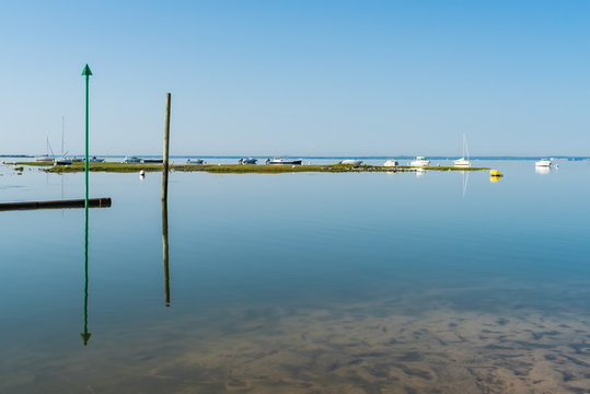 BASSIN D'ARCACHON (France), vue sur la baie
