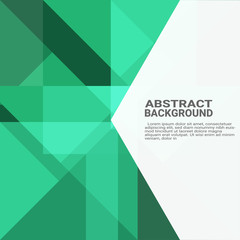 Abstract Geometric background . High technology computer innovation on the eco green background. Vector illustration eps10.