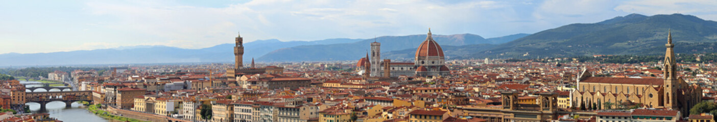 Fototapeta na wymiar Florence Italy Panorama