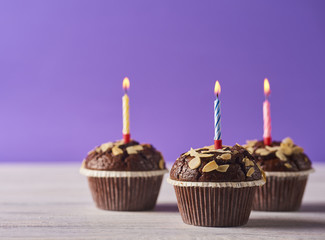 image of Delicious chocolate muffins