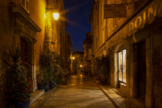 night at Valbonne, Provence