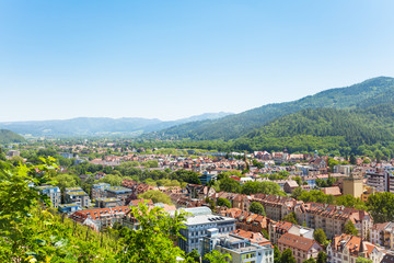 Fototapeta na wymiar Scenic view of Freiburg im Breisgau in Germany