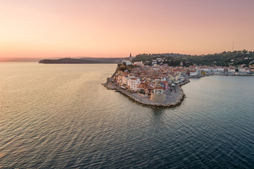 Obraz premium Piran on Slovenian adriatic coast