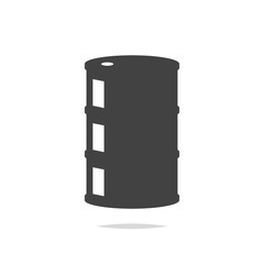Barrel container icon vector