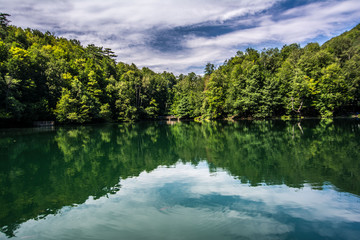 reflection on the lake