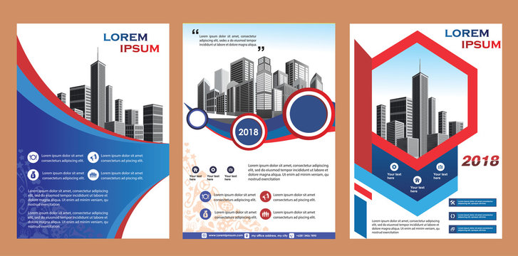 abstract cover and layout for presentation and marketing - Powered by Adobe