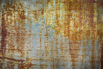 Surface of rusty metal plate background.