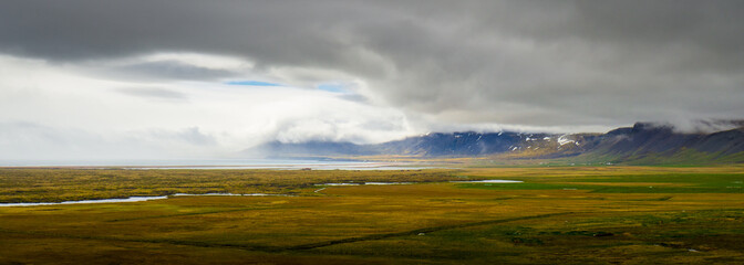Volcanic landscape in Iceland
