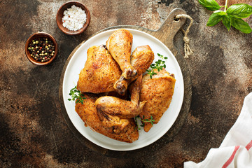 Grilled or smoked chicken