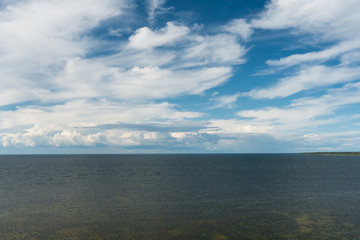 Beautiful clouds over the Baltic Sea