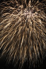 Fireworks display is a typical summer scene in Japan