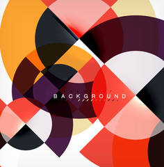 Modern circle abstract background