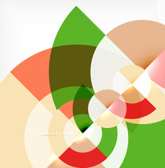 Obraz premium Modern circle abstract background