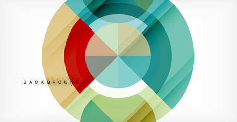 Fototapeta premium Streszczenie tło koło