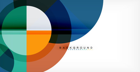 Obraz premium Vector circle abstract background