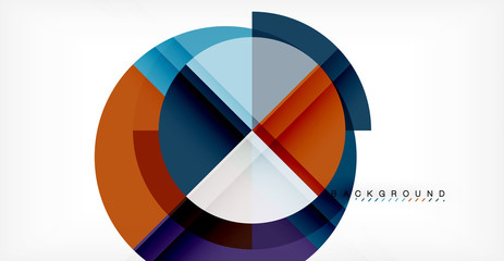 Vector circle abstract background