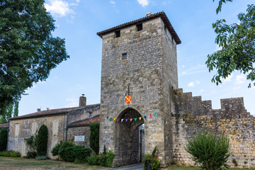 Fototapeta premium Bastide de Vianne, Lot-et-Garonne, France