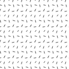 Ornament abstract pattern with black line triangle on white background