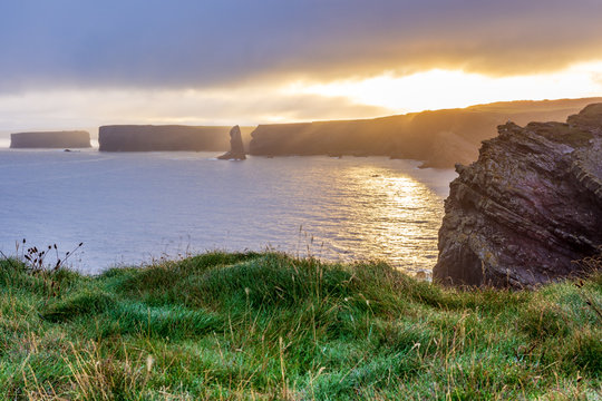 Sunrise At Kilkee Cliffs