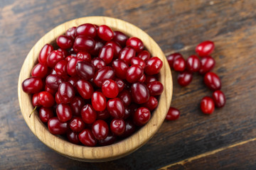 dogwood in a plate top view