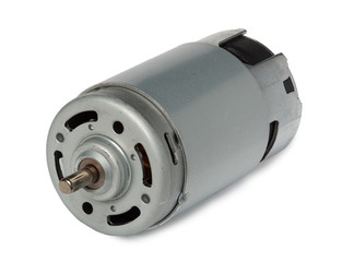 Electric motor isolated on white background