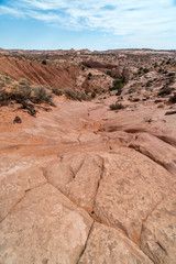 Hiking Trail Utah Slot Canyons